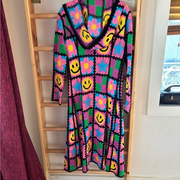 dELiA*s Happy In My Mind Crochet Cardigan - Picture 2 of 3